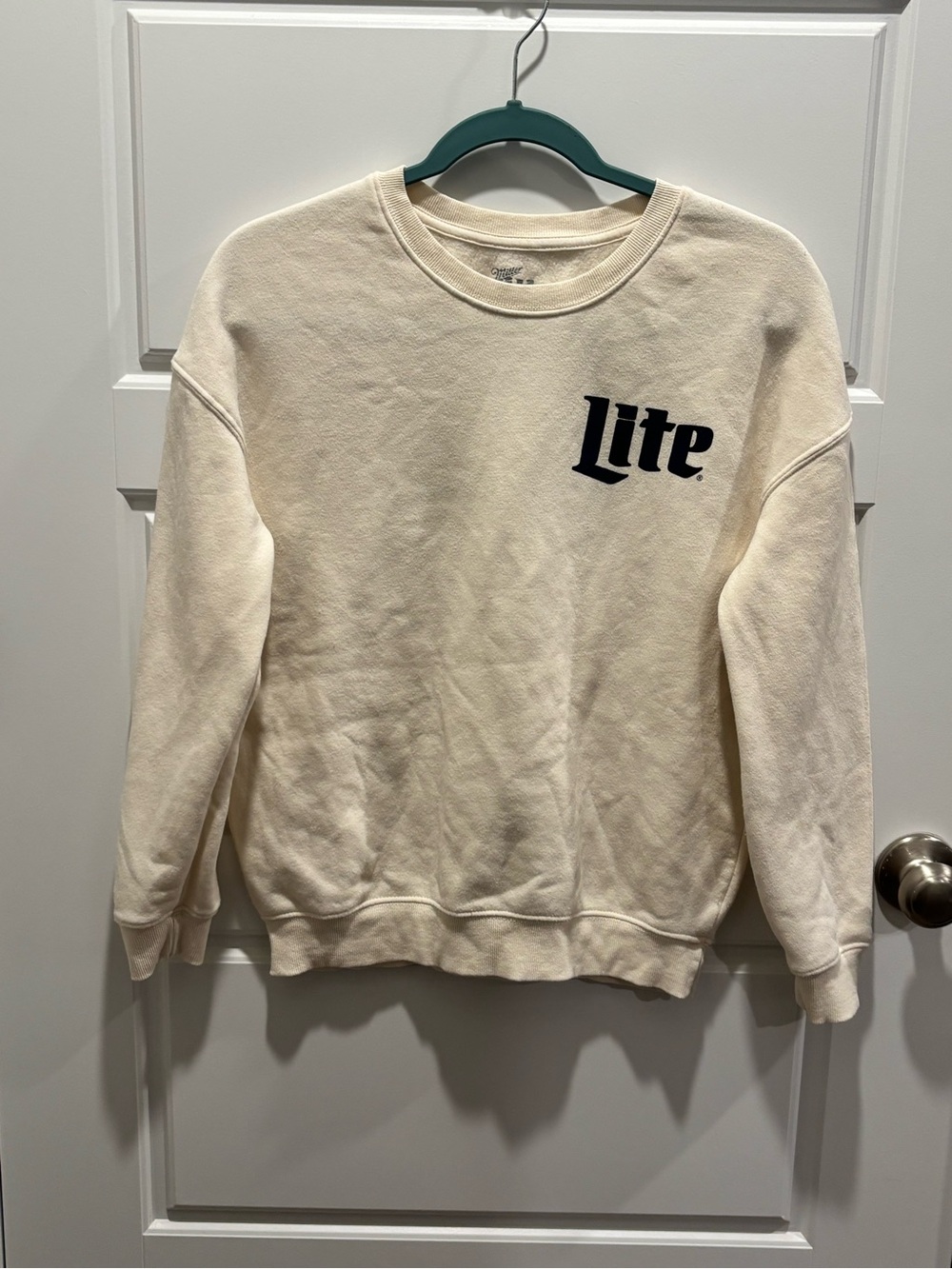 Miller Light Cream Crewneck Sweatshirt for Men